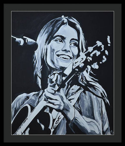 Emmylou Harris - Framed Print - Melissa O'Brien Art