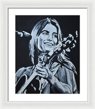 Load image into Gallery viewer, Emmylou Harris - Framed Print - Melissa O&#39;Brien Art
