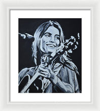 Load image into Gallery viewer, Emmylou Harris - Framed Print - Melissa O&#39;Brien Art
