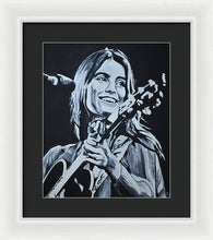Load image into Gallery viewer, Emmylou Harris - Framed Print - Melissa O&#39;Brien Art
