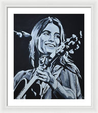 Load image into Gallery viewer, Emmylou Harris - Framed Print - Melissa O&#39;Brien Art
