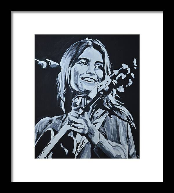 Emmylou Harris - Framed Print - Melissa O'Brien Art