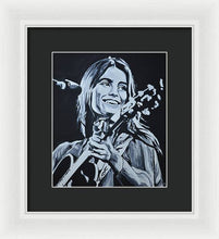 Load image into Gallery viewer, Emmylou Harris - Framed Print - Melissa O&#39;Brien Art

