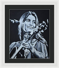 Load image into Gallery viewer, Emmylou Harris - Framed Print - Melissa O&#39;Brien Art
