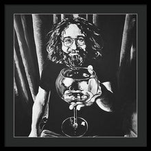 Load image into Gallery viewer, Jerry Garcia - Framed Print - Melissa O&#39;Brien Art
