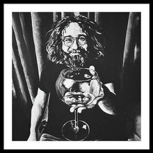Load image into Gallery viewer, Jerry Garcia - Framed Print - Melissa O&#39;Brien Art
