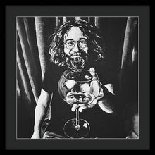 Load image into Gallery viewer, Jerry Garcia - Framed Print - Melissa O&#39;Brien Art
