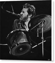 Load image into Gallery viewer, Levon Helm at Drums - Canvas Print - Melissa O&#39;Brien Art
