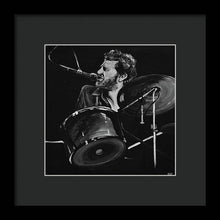 Load image into Gallery viewer, Levon Helm at Drums - Framed Print - Melissa O&#39;Brien Art
