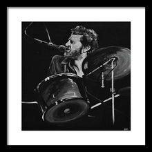 Load image into Gallery viewer, Levon Helm at Drums - Framed Print - Melissa O&#39;Brien Art
