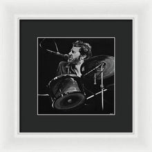 Load image into Gallery viewer, Levon Helm at Drums - Framed Print - Melissa O&#39;Brien Art
