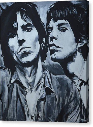Mick and Keith - Canvas Print - Melissa O'Brien Art