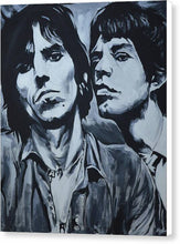 Load image into Gallery viewer, Mick and Keith - Canvas Print - Melissa O&#39;Brien Art
