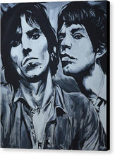 Load image into Gallery viewer, Mick and Keith - Canvas Print - Melissa O&#39;Brien Art
