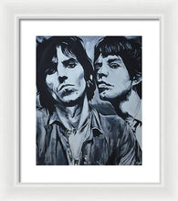 Load image into Gallery viewer, Mick and Keith - Framed Print - Melissa O&#39;Brien Art

