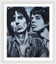 Load image into Gallery viewer, Mick and Keith - Framed Print - Melissa O&#39;Brien Art
