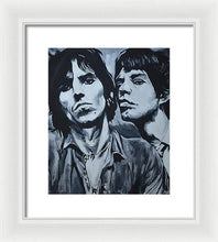 Load image into Gallery viewer, Mick and Keith - Framed Print - Melissa O&#39;Brien Art
