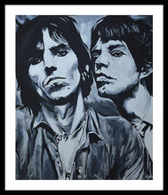Load image into Gallery viewer, Mick and Keith - Framed Print - Melissa O&#39;Brien Art

