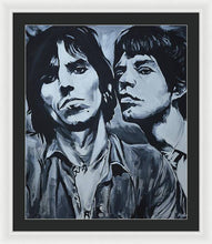 Load image into Gallery viewer, Mick and Keith - Framed Print - Melissa O&#39;Brien Art
