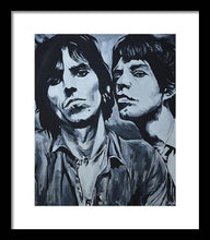 Load image into Gallery viewer, Mick and Keith - Framed Print - Melissa O&#39;Brien Art
