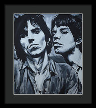 Load image into Gallery viewer, Mick and Keith - Framed Print - Melissa O&#39;Brien Art
