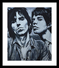 Load image into Gallery viewer, Mick and Keith - Framed Print - Melissa O&#39;Brien Art
