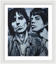Load image into Gallery viewer, Mick and Keith - Framed Print - Melissa O&#39;Brien Art
