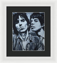 Load image into Gallery viewer, Mick and Keith - Framed Print - Melissa O&#39;Brien Art
