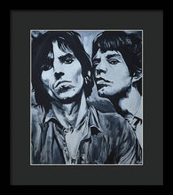 Load image into Gallery viewer, Mick and Keith - Framed Print - Melissa O&#39;Brien Art
