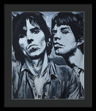 Load image into Gallery viewer, Mick and Keith - Framed Print - Melissa O&#39;Brien Art
