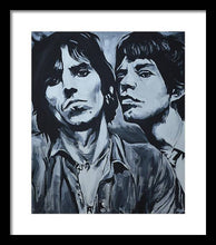 Load image into Gallery viewer, Mick and Keith - Framed Print - Melissa O&#39;Brien Art
