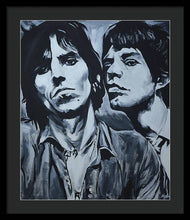 Load image into Gallery viewer, Mick and Keith - Framed Print - Melissa O&#39;Brien Art
