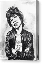 Load image into Gallery viewer, Mick Jagger - Canvas Print - Melissa O&#39;Brien Art
