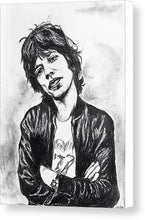Load image into Gallery viewer, Mick Jagger - Canvas Print - Melissa O&#39;Brien Art
