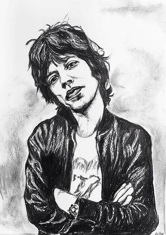 Mick Jagger - Art Print - Melissa O'Brien Art