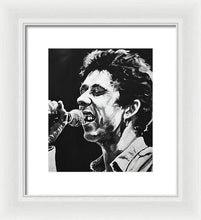 Load image into Gallery viewer, Shane McGowan - Framed Print - Melissa O&#39;Brien Art
