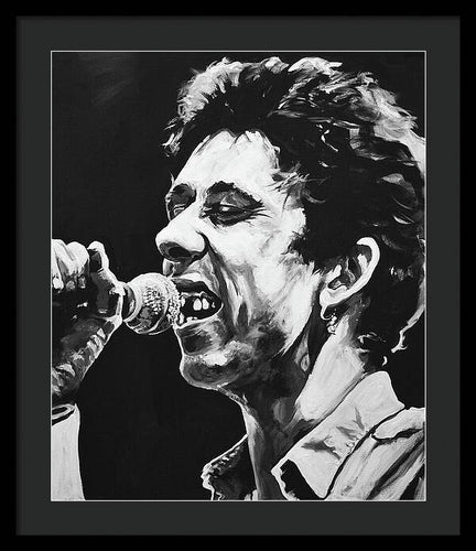Shane McGowan - Framed Print - Melissa O'Brien Art