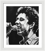 Load image into Gallery viewer, Shane McGowan - Framed Print - Melissa O&#39;Brien Art

