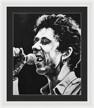 Load image into Gallery viewer, Shane McGowan - Framed Print - Melissa O&#39;Brien Art
