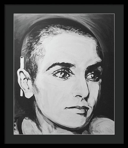 Sinead O'Connor - Framed Print - Melissa O'Brien Art