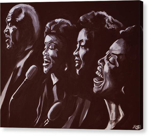 The Staple Singers - Canvas Print - Melissa O'Brien Art