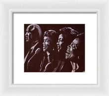 Load image into Gallery viewer, The Staple Singers - Framed Print - Melissa O&#39;Brien Art
