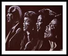 Load image into Gallery viewer, The Staple Singers - Framed Print - Melissa O&#39;Brien Art
