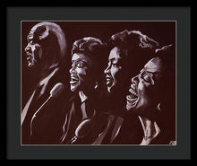 Load image into Gallery viewer, The Staple Singers - Framed Print - Melissa O&#39;Brien Art
