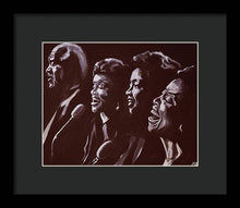 Load image into Gallery viewer, The Staple Singers - Framed Print - Melissa O&#39;Brien Art
