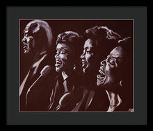 Load image into Gallery viewer, The Staple Singers - Framed Print - Melissa O&#39;Brien Art

