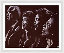 Load image into Gallery viewer, The Staple Singers - Framed Print - Melissa O&#39;Brien Art
