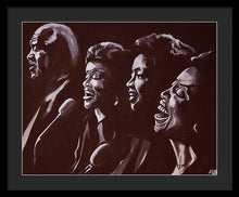 Load image into Gallery viewer, The Staple Singers - Framed Print - Melissa O&#39;Brien Art
