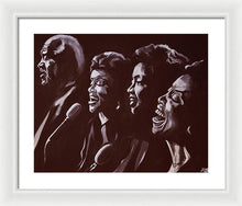 Load image into Gallery viewer, The Staple Singers - Framed Print - Melissa O&#39;Brien Art
