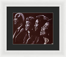 Load image into Gallery viewer, The Staple Singers - Framed Print - Melissa O&#39;Brien Art
